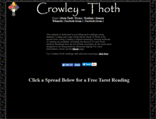 Tablet Screenshot of crowley-thoth.com